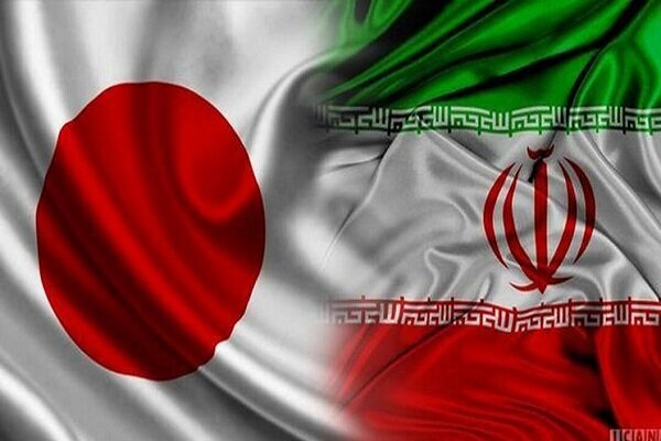 Iran Japan flags