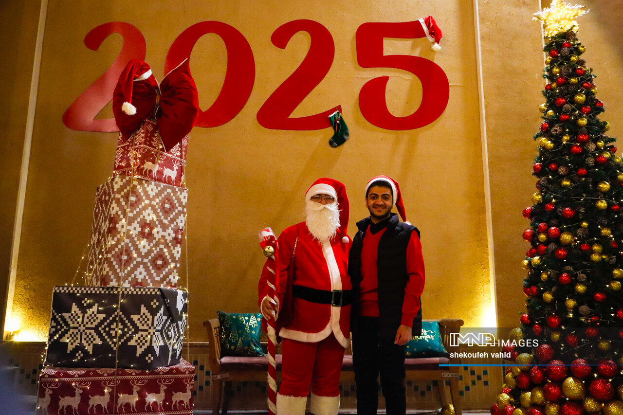 Christmas celebrations illuminate New Jolfa neighborhood