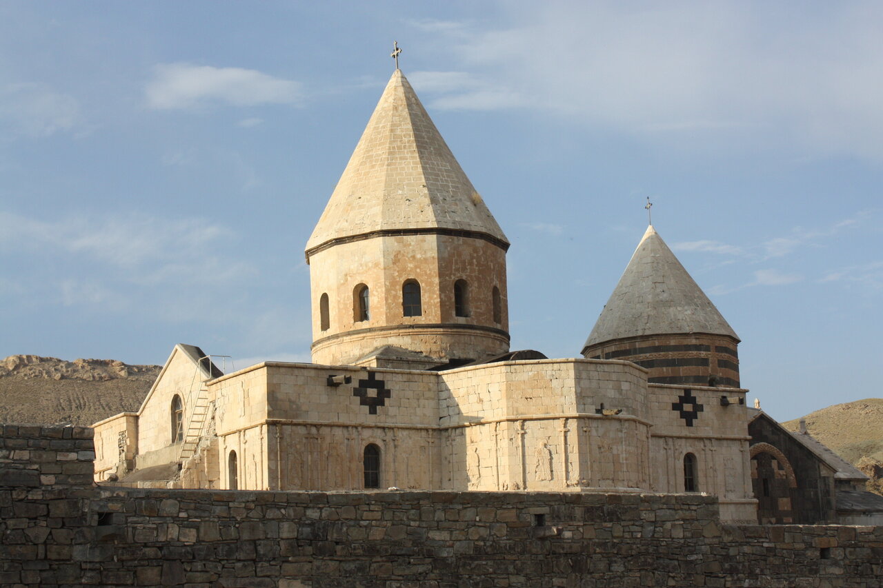 A view of the Saint Thaddeus Monastery (Qara Kelisa) in northwest Iran