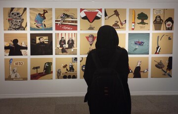 Kamal Sharaf's cartoon exhibition opens in Tehran 