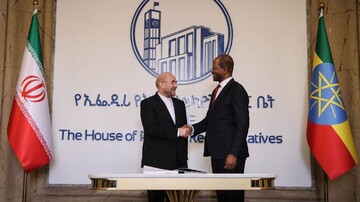 Qalibaf meeting his Ethiopian counterpart