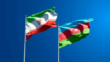 Iran Azerbaijan flags