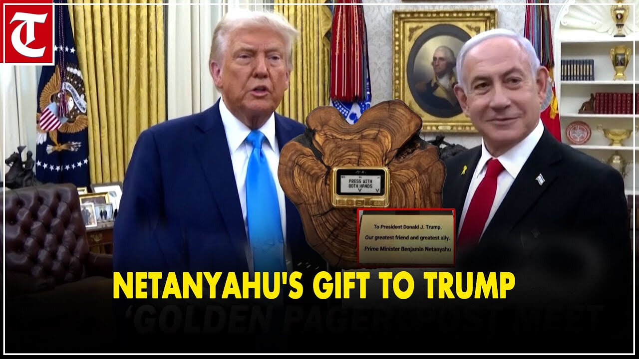 Watching Netanyahu granting a golden pager to Trump is rubbing salt into the wound