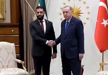 Syrian new ruler Abu Muhammad Al Jolani held talks with Turkish President Recep Tayyip Erdogan in Ankara on February 4.