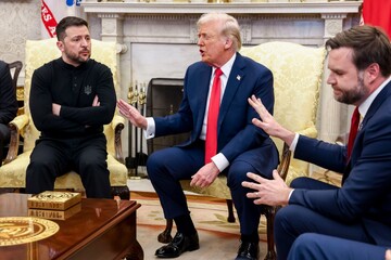 Trump and Vance attack Zelensky in remarkable Oval Office exchange