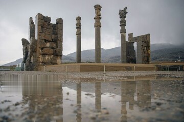 Ancient Achaemenid drains prevent water accumulation at Persepolis