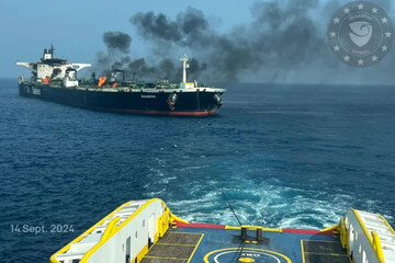 Yemen's Ansarallah launched more than 100 attacks targeting ships linked to Israel in solidarity with Palestinians over Israel's brutal war in Gaza [EUNAVFOR Handout Photo via Reuters]