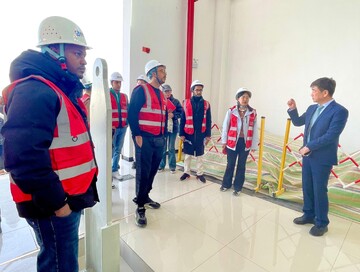 Jiuquan Taiyuan New Energy Co. visited by foreign journalists 