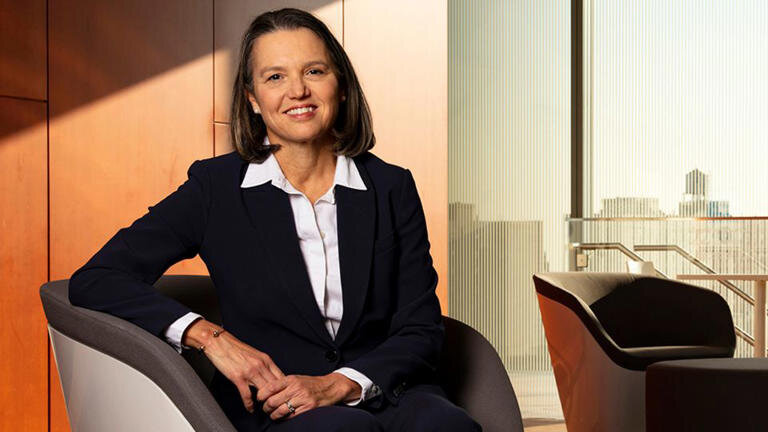 Dr. Katrina Armstrong is stepping down as interim president of Columbia University and will return to lead the school's Irving Medical Center in New York. © Jorg Meyer Photography/Columbia University/