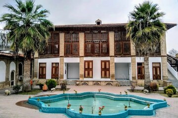 A view of Sari’s cultural heritage museum housed in the Kolbadi Mansion, a historical structure from the Qajar era.