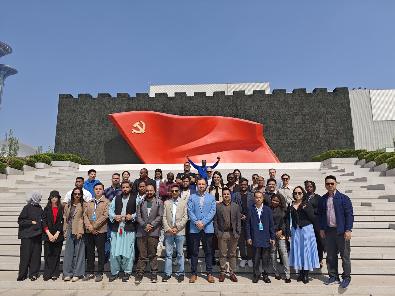 Foreign journalists participating in CIPCC s 2025 media initiative visited the Museum of the Communist Party of China (CPC) in Beijing on April 10