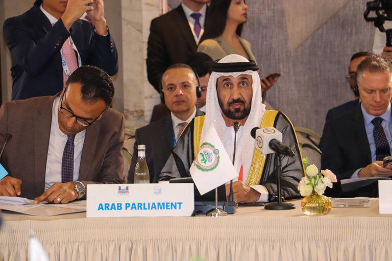 Arab Parliament Speaker Mohammed bin Ahmed Al Yamahi