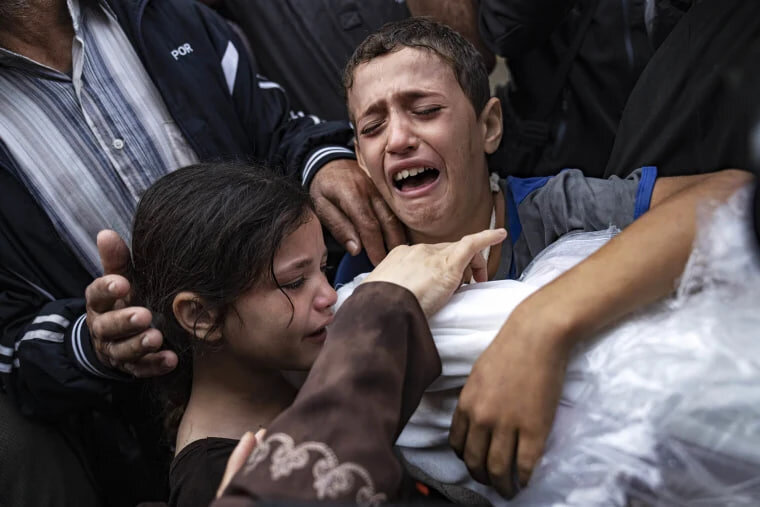 Children in Gaza are grieving the death of family members