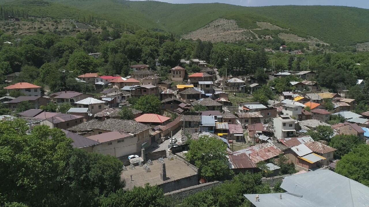 A view of Kandelous village in northern Iran