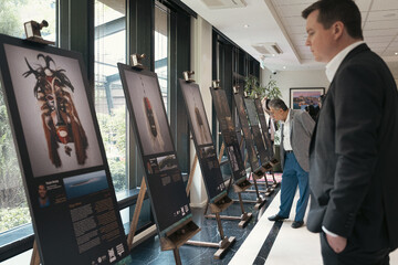 Exhibition of Torres Strait Island masks  unveiled at Australian Embassy in Tehran 