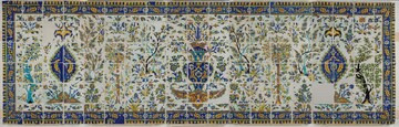 ‘Stunning’ 17th-century Iranian royal tiles to go on public display at Scottish museum