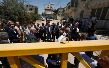 Israel fires at diplomatic delegation in WB