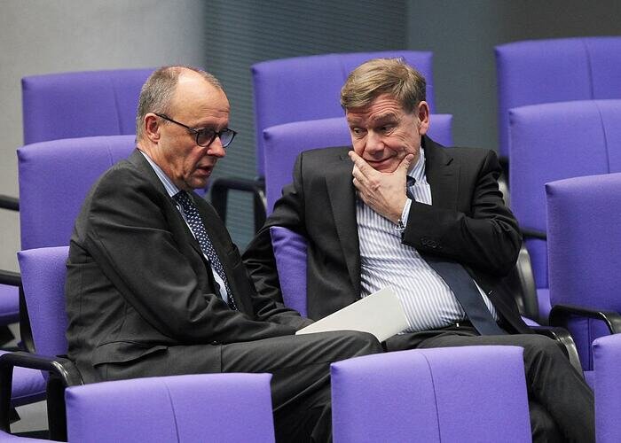 German chancellor Merz and his foreign minister Wadephul