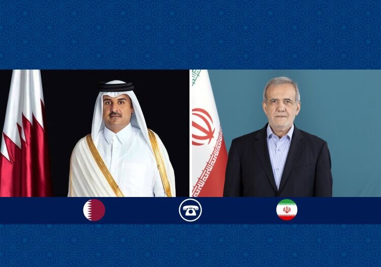 The Iranian President and Qatari Emir hold phone talks