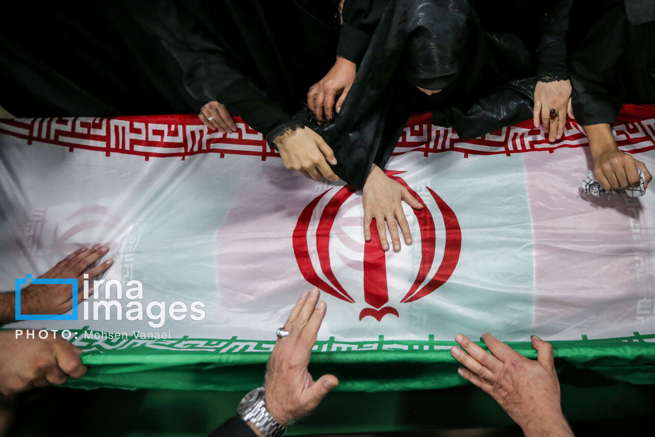 Funeral Ceremony of Israel attack in Tehran