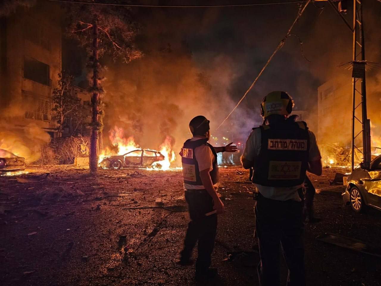 Iran's 9th strike wave sparks inferno over Haifa