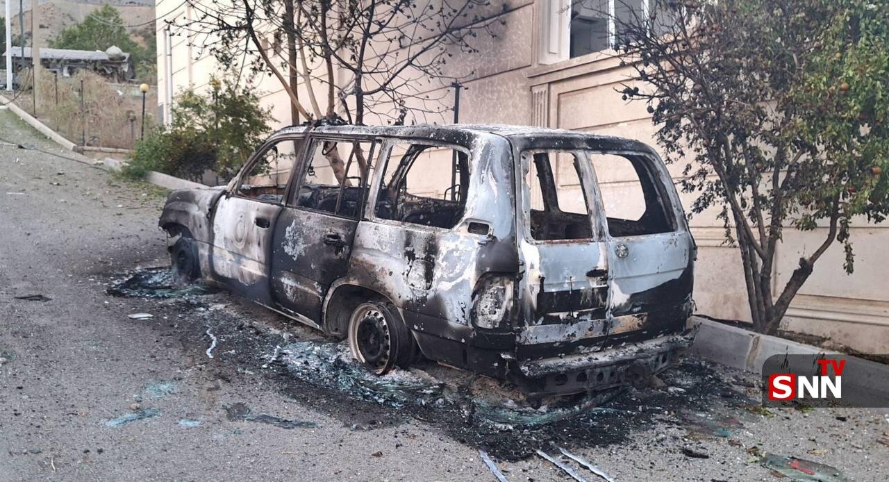 Burnt car