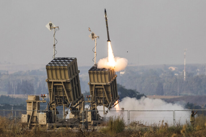 Missile batteries operated by Israel and the U.S.