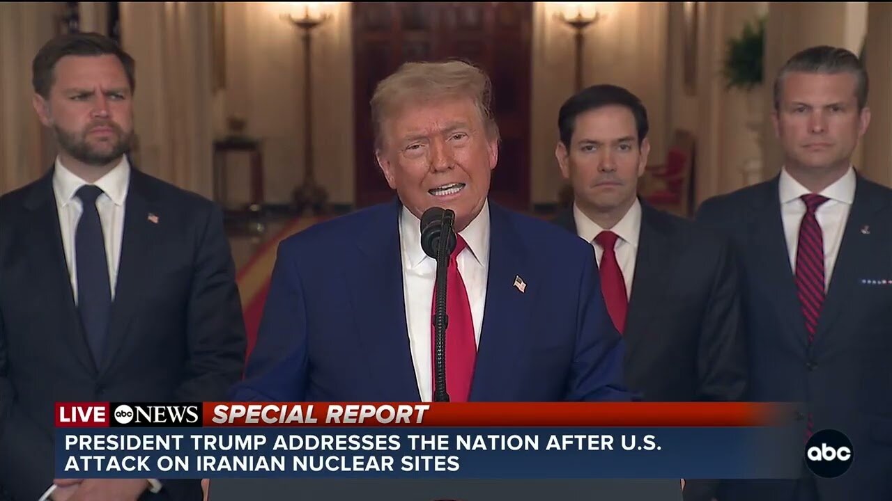 Trump is boasting about the illegal attack on Iran's nuclear sites