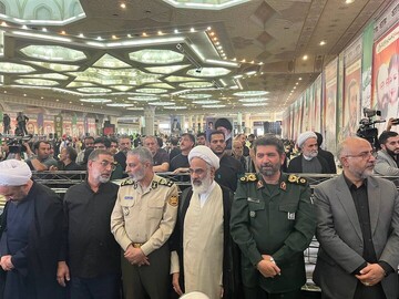 Top officials honor war victims in Tehran ceremony, vow no backdown against Israel