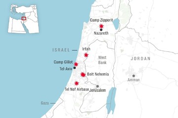 Iran hit more than 40 sites inside Israel