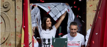 Pro-Palestine group support Gazans in Spain
