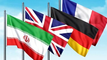 Iran-E3 Flags