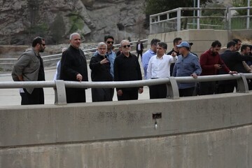 Pezeshkian visits major water projects in Alborz province