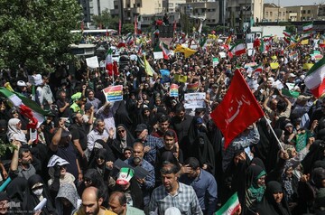 Rallies across Iran in condemnation of Israel attack