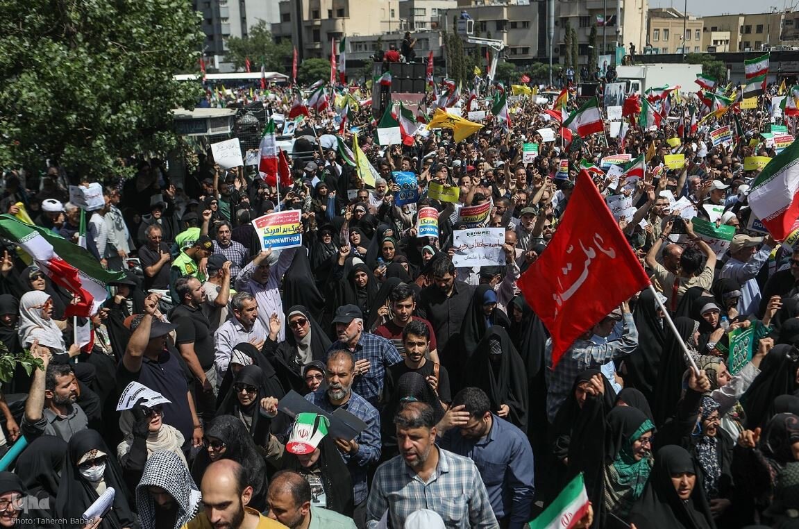 Rallies across Iran in condemnation of Israel attack