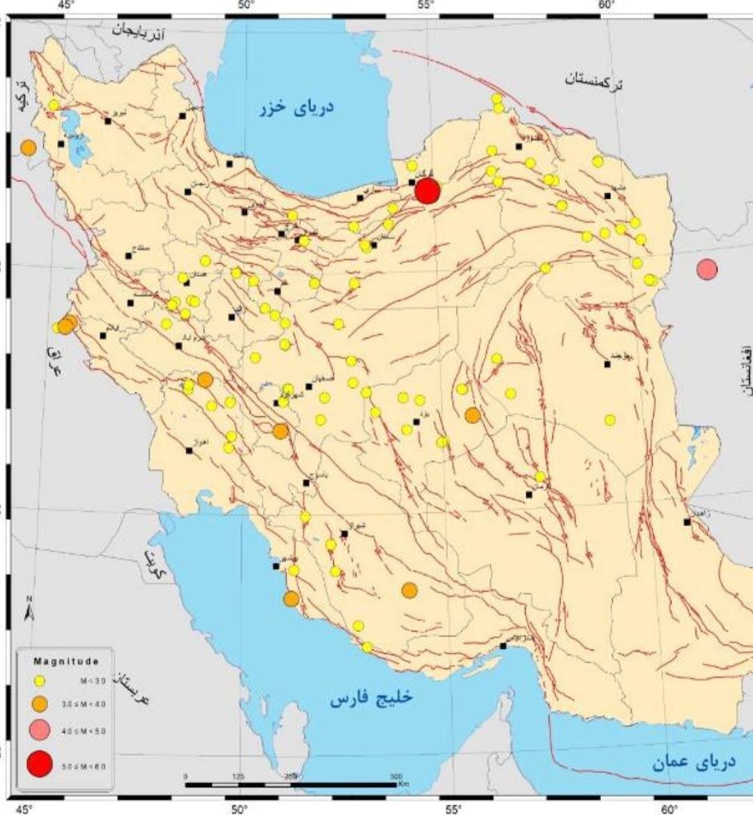 Some 125 earthquakes shake Iran in a week