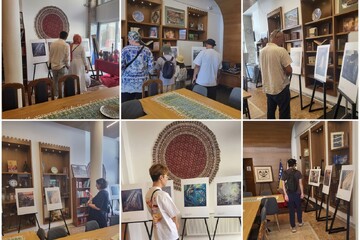 Exhibition of martyr artist Mansoureh Alikhani’s artworks showcased in Sarajevo