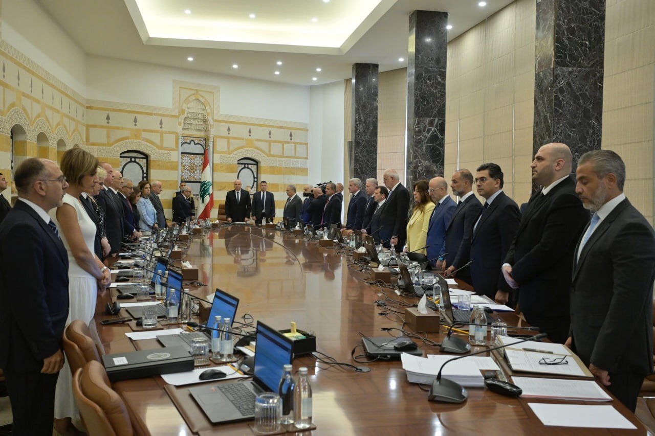 The Lebanese cabinet meets to discuss Hezbollah's arms