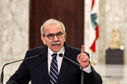 How did Nawaf Salam violate Lebanon’s National Accord?