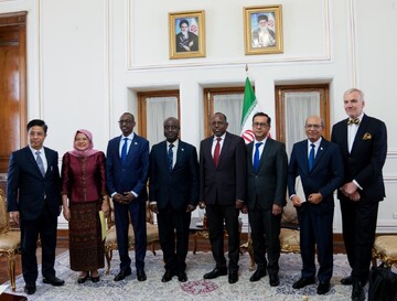 Nine new envoys present credentials to Iran’s foreign minister