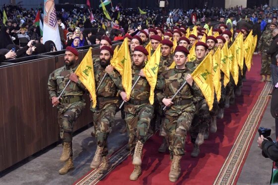 Lebanon Hezbollah march