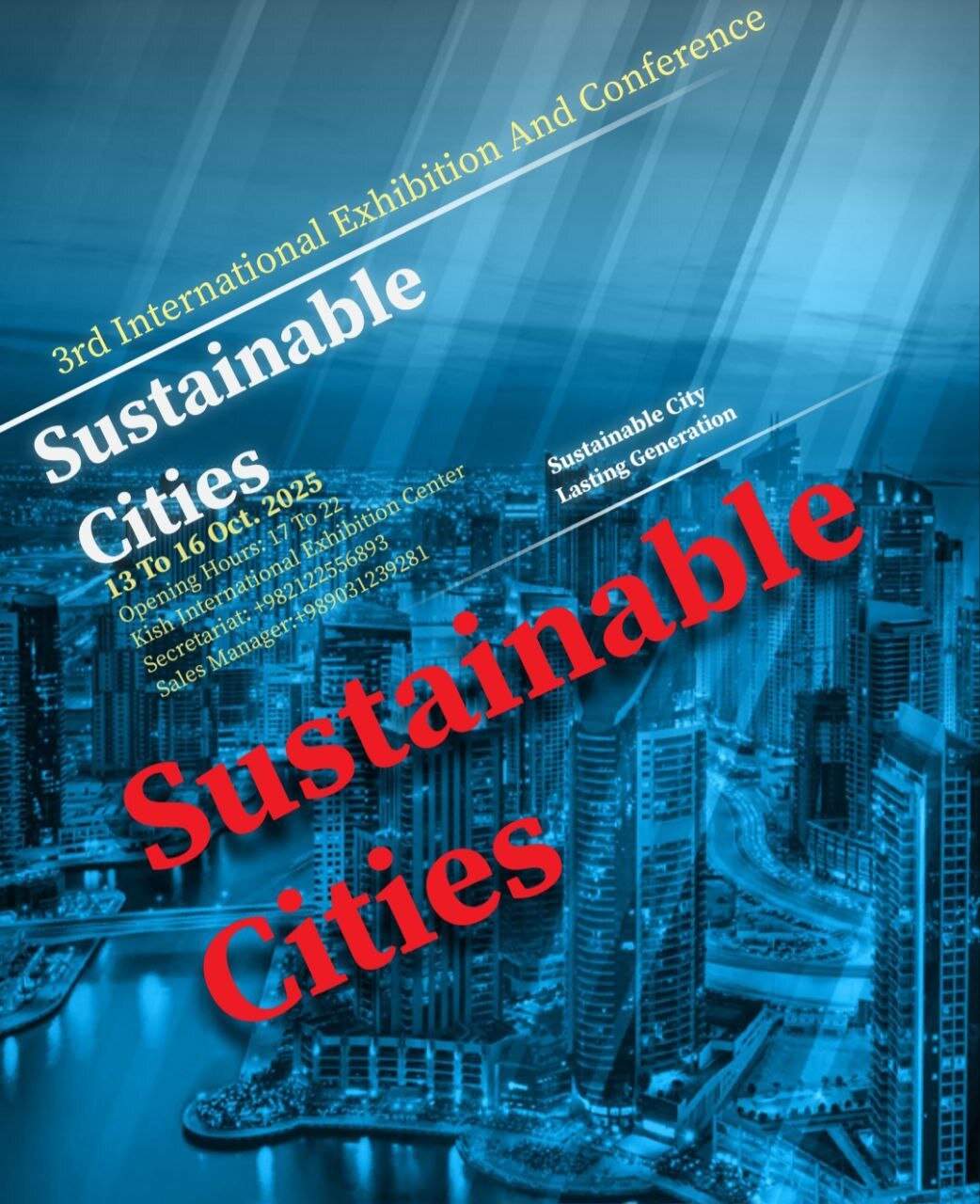 Intl. Exhibition, Conference on Sustainable Cities slated for October