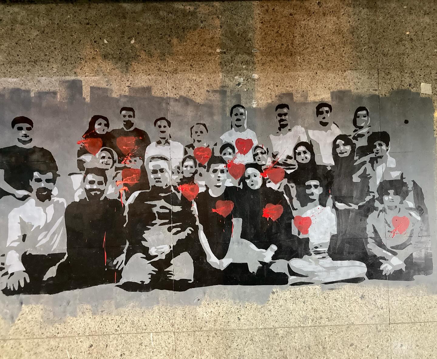 Martyrs depicted on Tehran walls in Ali Mirfattah’s painting collection “Immortal Name of Homeland"