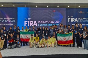 Iranians shine at FIRA RoboWorld Cup, IESO 2025 contests