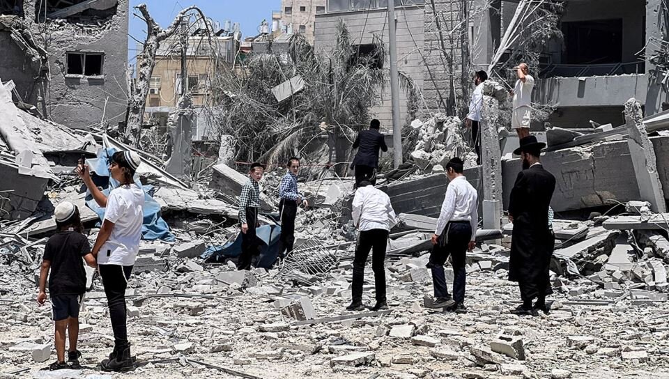 destruction in Israel