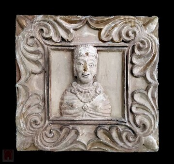 Echoes of the Past: Stucco plaque of Sasanian lady