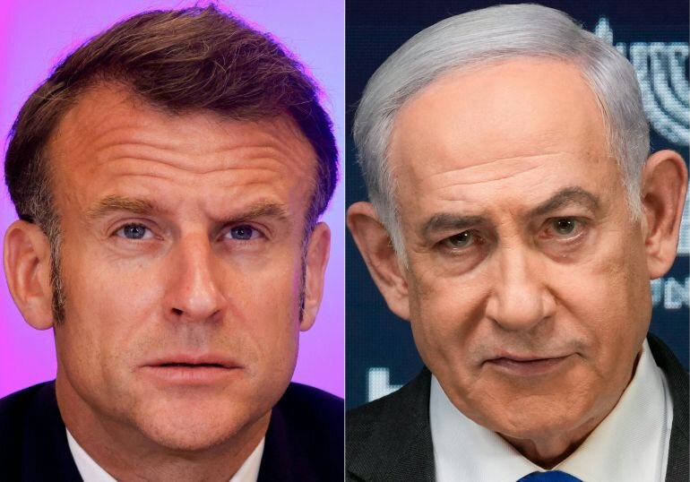 Macron and Netanyahu