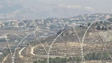 South Lebanon's border with occupied Palestine