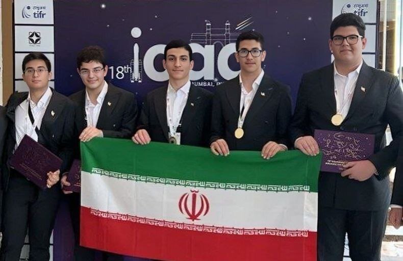 The Iranian students grab five gold medals at the 18th International Olympiad on Astronomy and Astrophysics