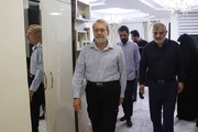 Larijani meets family of senior commander martyred in Israeli attack